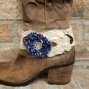 Handcrafted Shabby Chic Boot Bracelet